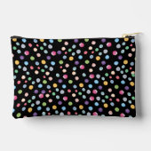 Waterverf polka stippen op zwart etui (Achterkant)