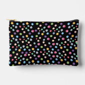Waterverf polka stippen op zwart etui (Voorkant)