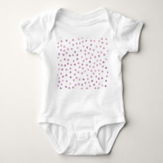 Waterverf polka stippen, roze geometrische achterg romper