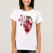Waterverf Pomegranaat T-shirt (Voorkant)