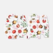 Waterverf Pomegranate Mediterranean Fruit Pattern Bedankdoosjes (Uitgevouwen)
