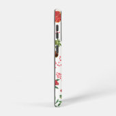 Waterverf Pomegranate Mediterranean Fruit Pattern Samsung Galaxy Hoesje (Rechterkant)