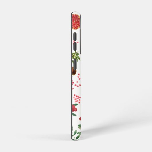 Waterverf Pomegranate Mediterranean Fruit Pattern Samsung Galaxy Hoesje (Rechterkant)
