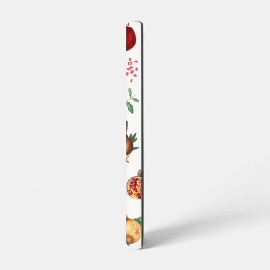 Waterverf Pomegranate Mediterranean Fruit Pattern Samsung Galaxy Hoesje (Linkerkant)