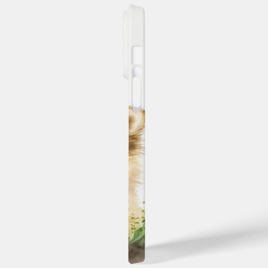 WATERVERF POMERANIAN PUPPG DOG Case-Mate iPhone CASE (Achterkant / Links)