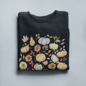 Waterverf pomkin Fall Leaves T-Shirt