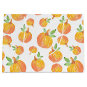 Waterverf pomkin Patroon 3 Groot Cadeauzakje (Voorkant)