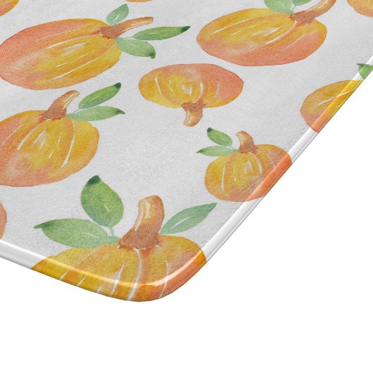 Waterverf pomkin Patroon 3 Snijplank (Hoek)