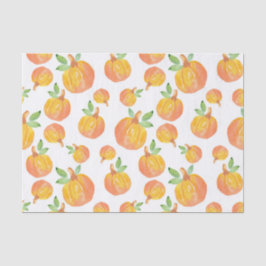 Waterverf pomkin Patroon 3 Tissuepapier