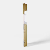 Waterverf Pommeren Chihuahua Mix Dog Pet Animal iPhone Hoesje (Linkerkant)