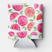 Waterverf pompelmoes blikjeskoeler (Voorkant)