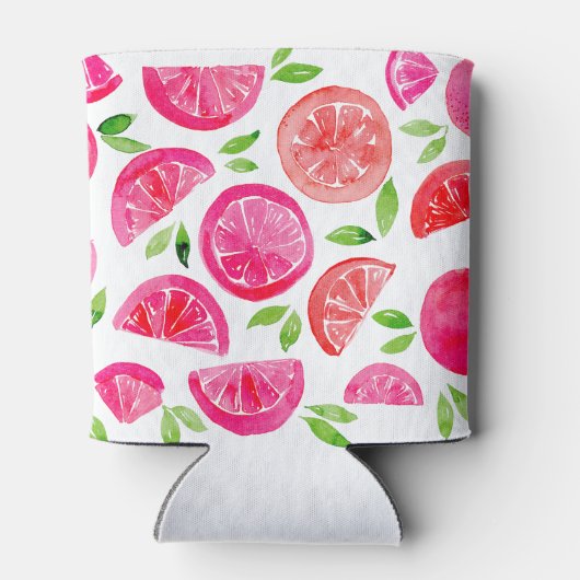 Waterverf pompelmoes blikjeskoeler (Achterkant)