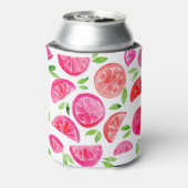 Waterverf pompelmoes blikjeskoeler (Blikje Achterkant)