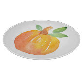 Waterverf Pompoen 2 Snijplank (Hoek)