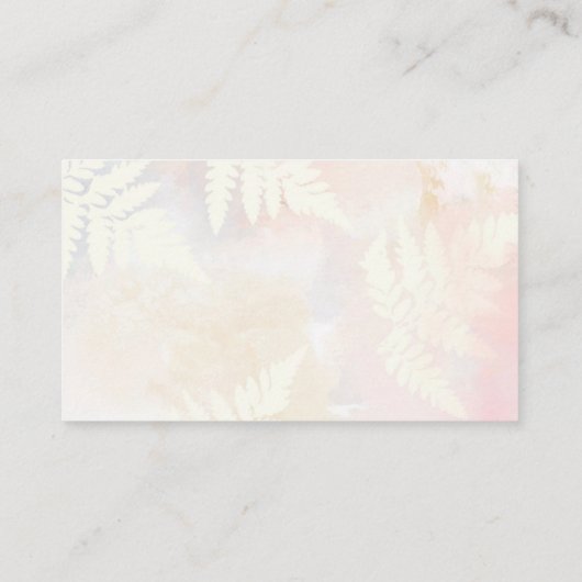 Waterverf pompoen Baby shower luierraffle Informatiekaartje (Achterkant)