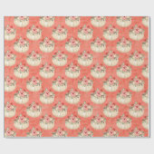 Waterverf pompoen Baby shower verjaardagsgunsten Cadeaupapier (Vlak)