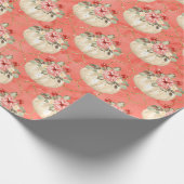 Waterverf pompoen Baby shower verjaardagsgunsten Cadeaupapier (Hoek)