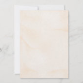 Waterverf Pompoen Bloemen Herfst in Liefde Baby sh Kaart (Achterkant)