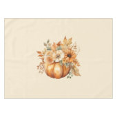 Waterverf pompoen bloemontwerp- tafelkleed (Voorkant (Horizontaal))