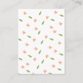 Waterverf Pompoen Boeken voor Baby Halloween Herfs Informatiekaartje (Achterkant)