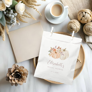 Waterverf Pompoen Boho Herfst Floral Vrijgezellenf Bedankzakje