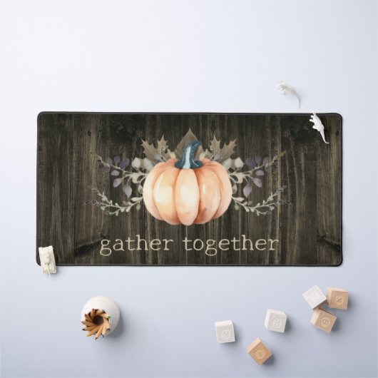 Waterverf Pompoen Bureaumat (Kindertafel)