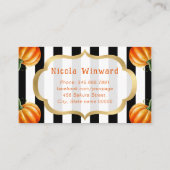 Waterverf pompoen cakes en taart bakkerij visitekaartje (Achterkant)