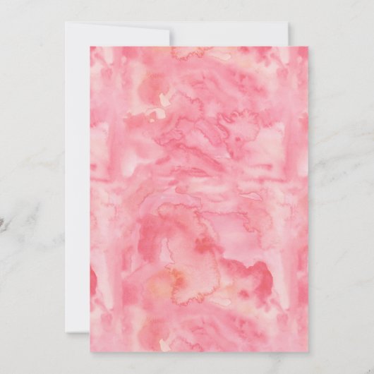 Waterverf Pompoen Confetti Meisje 2e Verjaardag Kaart (Achterkant)