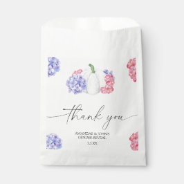 Waterverf Pompoen Dank je gender onthullen Bedankzakje