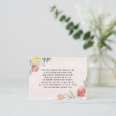 Waterverf Pompoen display vrijgezellenfeest Informatiekaartje (Staand voorkant)