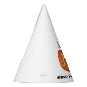 Waterverf pompoen eerste verjaardag feesthoedjes (Links)