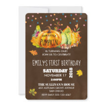 Waterverf pompoen en seizoensgebonden herfstblader