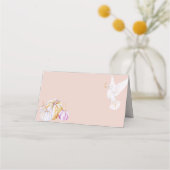 Waterverf pompoen en witte duif Thanksgiving Plaatskaartje (Voorkant)