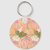 Waterverf Pompoen Feest Favor Sleutelhanger (Voorkant)