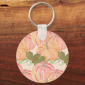 Waterverf Pompoen Feest Favor Sleutelhanger (Voorkant)