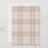 Waterverf Pompoen Geslacht Onthulling Party Uitnod Kaart (Achterkant)