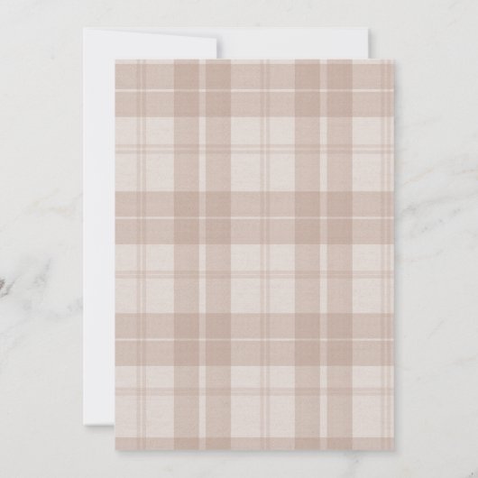 Waterverf Pompoen Geslacht Onthulling Party Uitnod Kaart (Achterkant)