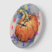 Waterverf pompoen grote klok (Hoek)