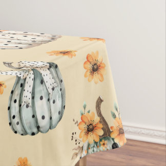 Waterverf Pompoen Halloween Herfst Bloemmotief Tafelkleed