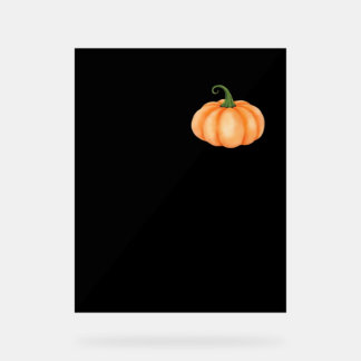 Waterverf pompoen - Herfst en Halloween Ontwerp O Acryl Bord