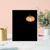 Waterverf pompoen - Herfst en Halloween Ontwerp O Acryl Bord (Huwelijk)