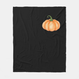 Waterverf pompoen - Herfst en Halloween Ontwerp O Fleece Deken