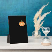 Waterverf pompoen - Herfst en Halloween Ontwerp O Fotoplaat (Zijkant)