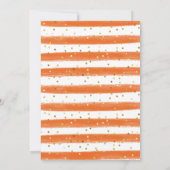 Waterverf Pompoen Herfst Festival Kaart (Achterkant)