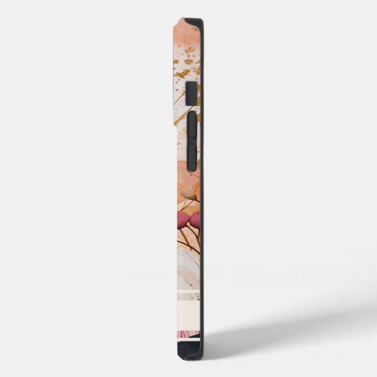 waterverf pompoen herfst ontwerp met naam Case-Mate iPhone case (Achterkant / Links)