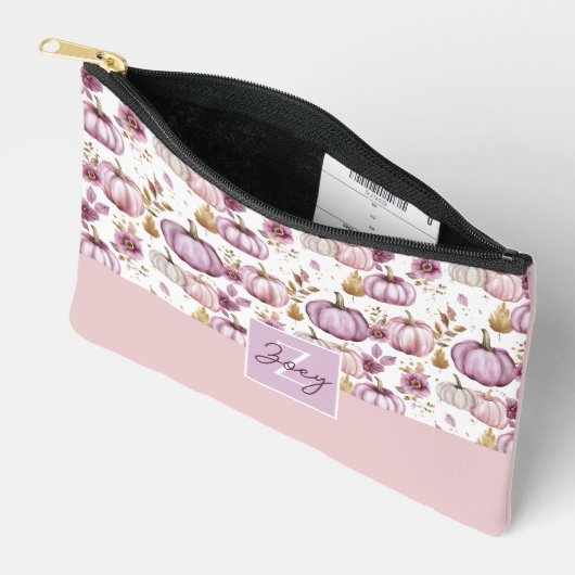 Waterverf Pompoen Herfst Patroon Etui (Open)