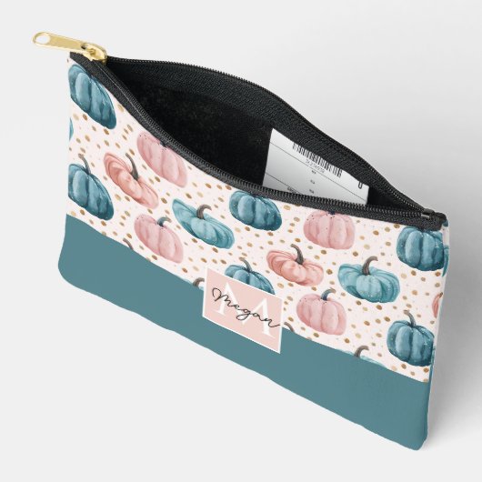 Waterverf Pompoen Herfst Patroon Etui (Open)