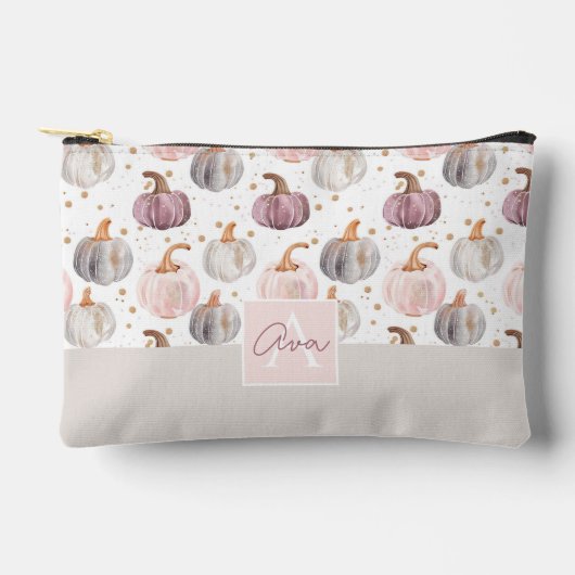 Waterverf Pompoen Herfst Patroon Etui (Voorkant)