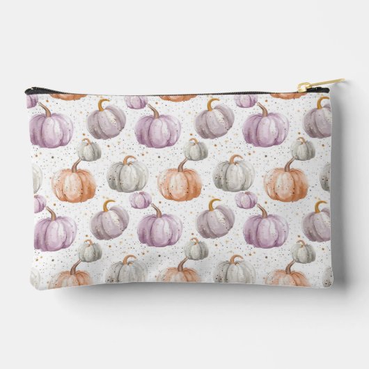 Waterverf Pompoen Herfst Patroon Etui (Achterkant)