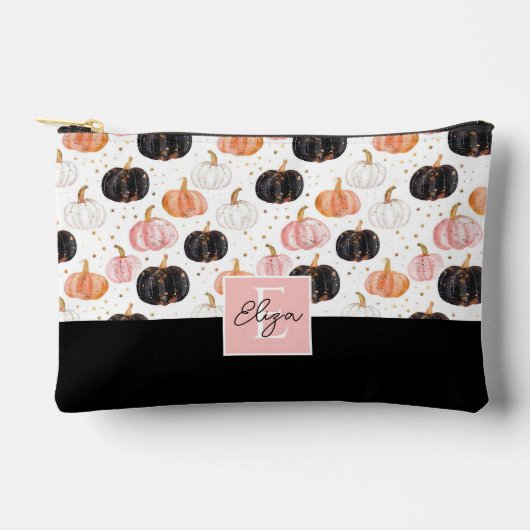 Waterverf Pompoen Herfst Patroon Etui (Voorkant)